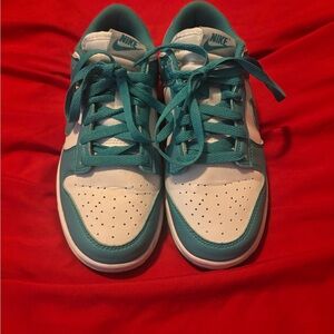 Nike Dunk Low Next Nature Turquoise and White